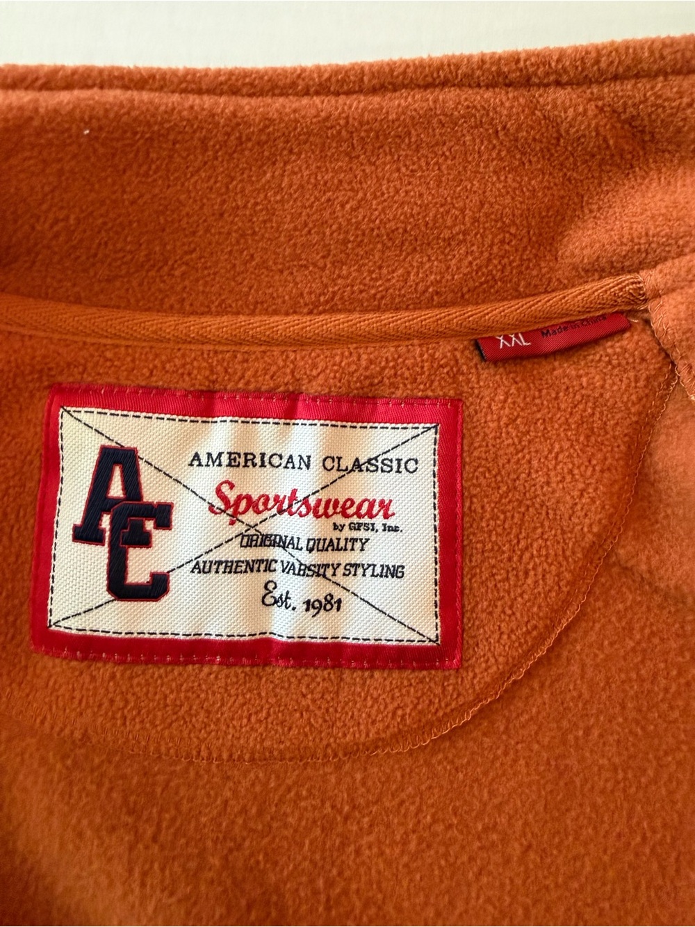Men's Texas Longhorns Full Zip Fleece Jacket College Football University Texas - Picture 6 of 8